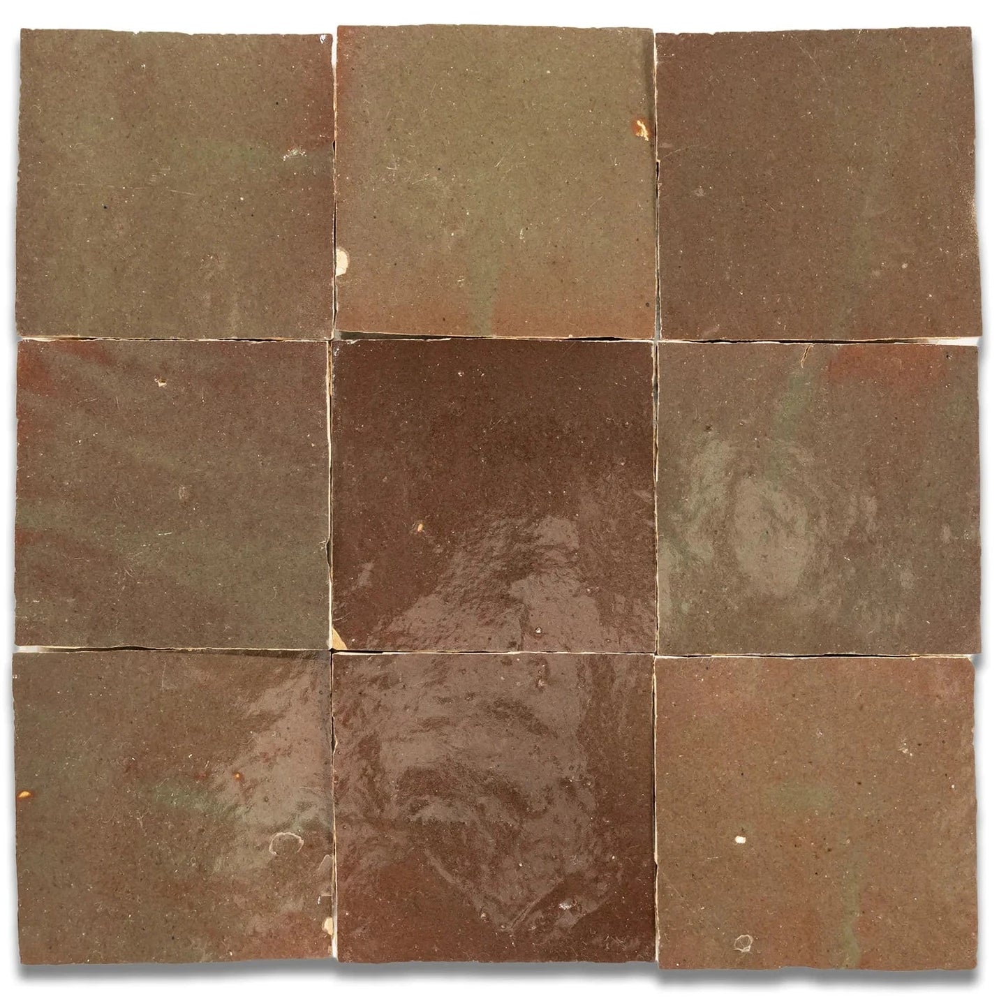 Hand Crafted Zellige | 4"x4" Terracotta Wall Tile