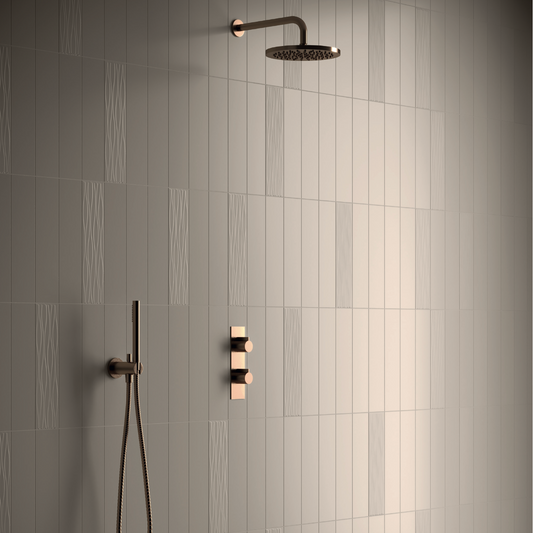 Kreative Studio | 4"x16" Porcelain Ripple Deco Wall Tile