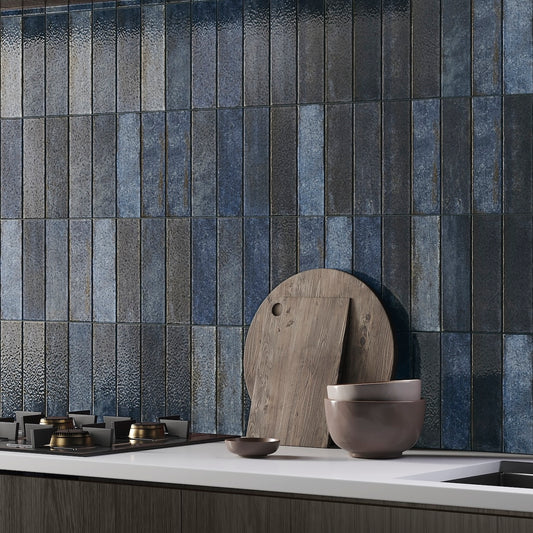 Artifact Reactive | 2.5"x9" Handmade-Look Ceramic Wall Tile