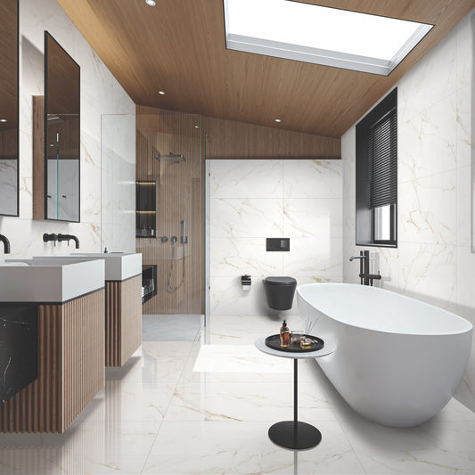 Dream | 24"x48" Borghini Gold Porcelain Marble Look Floor & Wall Tile
