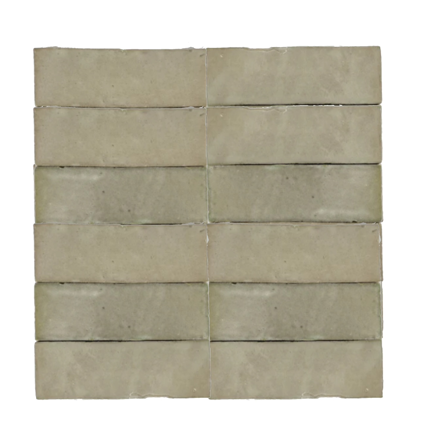 Hand Crafted Zellige | 2"x6" Terracotta Wall Tile