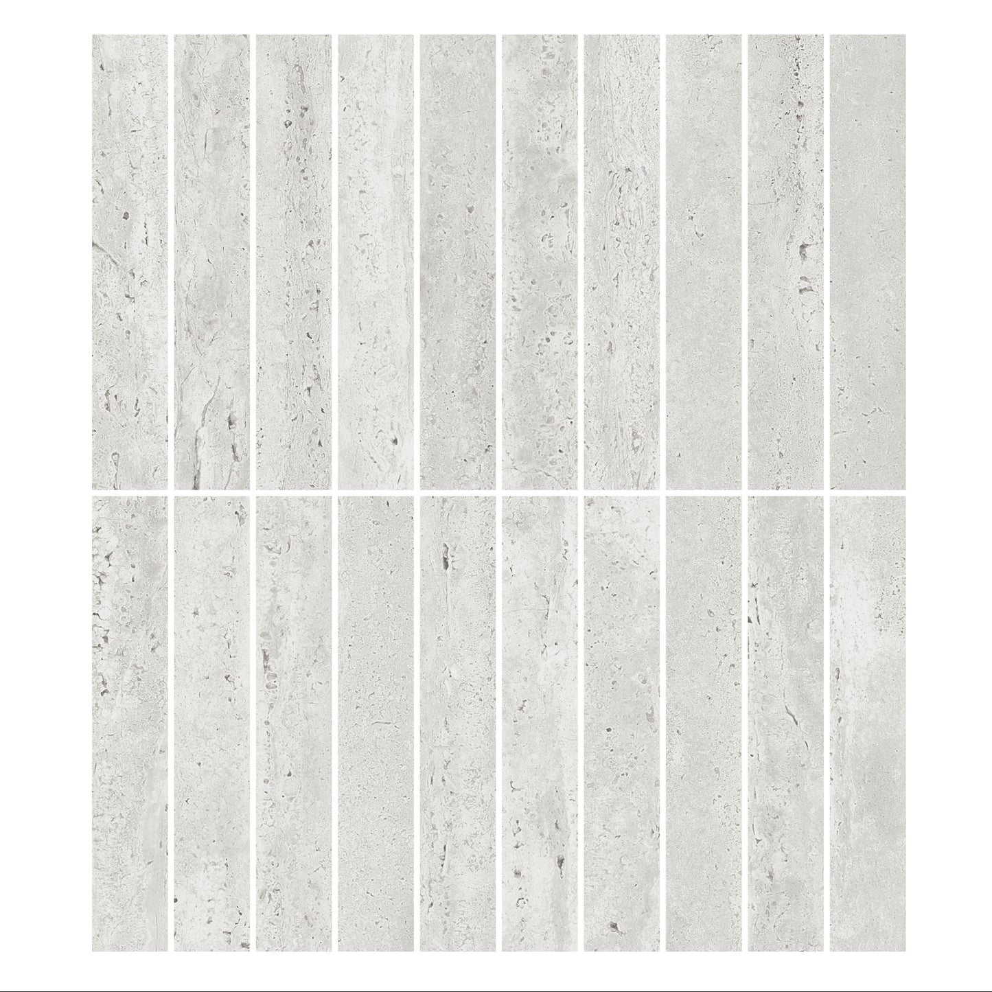Travertino | 1"x6" Porcelain Stone Look Mosaic Tile