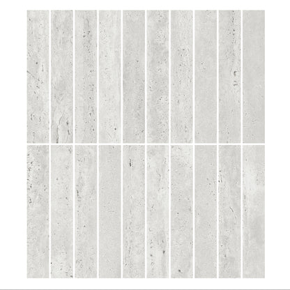 Travertino | 1"x6" Porcelain Stone Look Mosaic Tile
