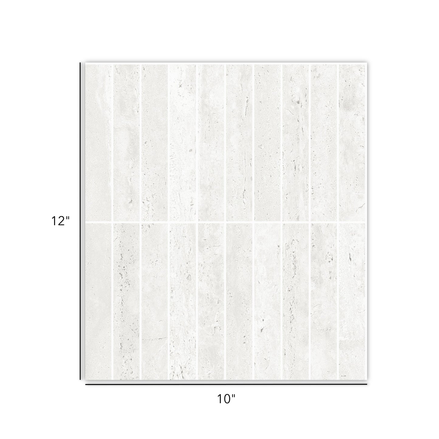 Travertino | 1"x6" Porcelain Stone Look Mosaic Tile