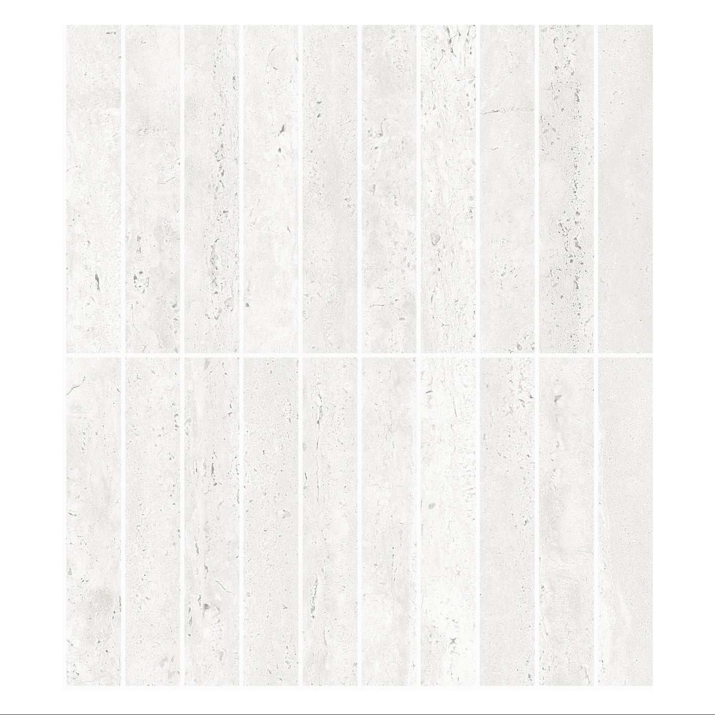 Travertino | 1"x6" Porcelain Stone Look Mosaic Tile