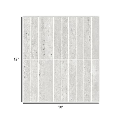 Travertino | 1"x6" Porcelain Stone Look Mosaic Tile