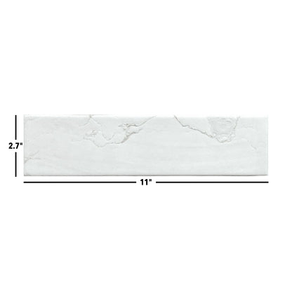 Omega | 3"x11" Porcelain Marble Look Wall Tile