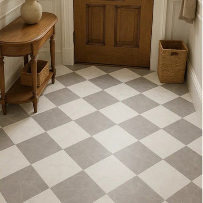 Sophia Checkerboard | 12"x12" Marble Look Tile