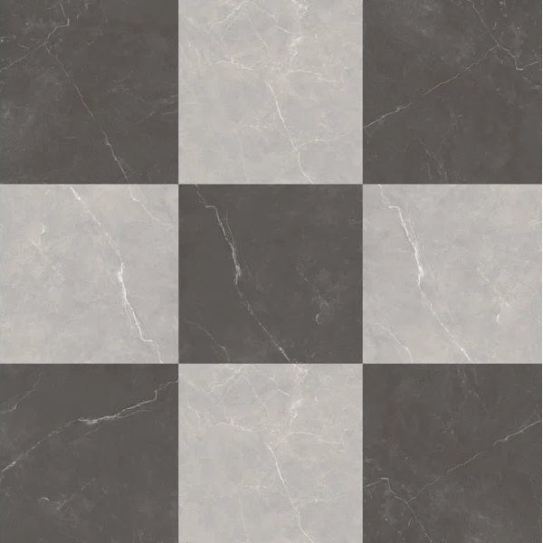Sophia Checkerboard | 12"x12" Marble Look Tile