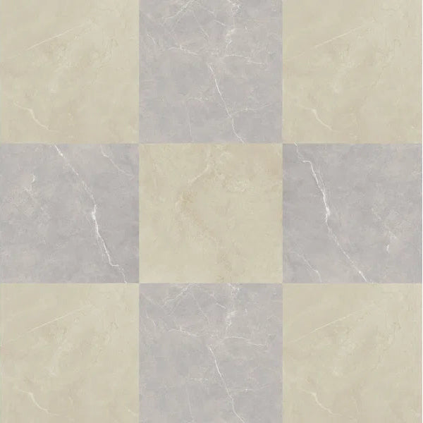 Sophia Checkerboard | 12"x12" Marble Look Tile