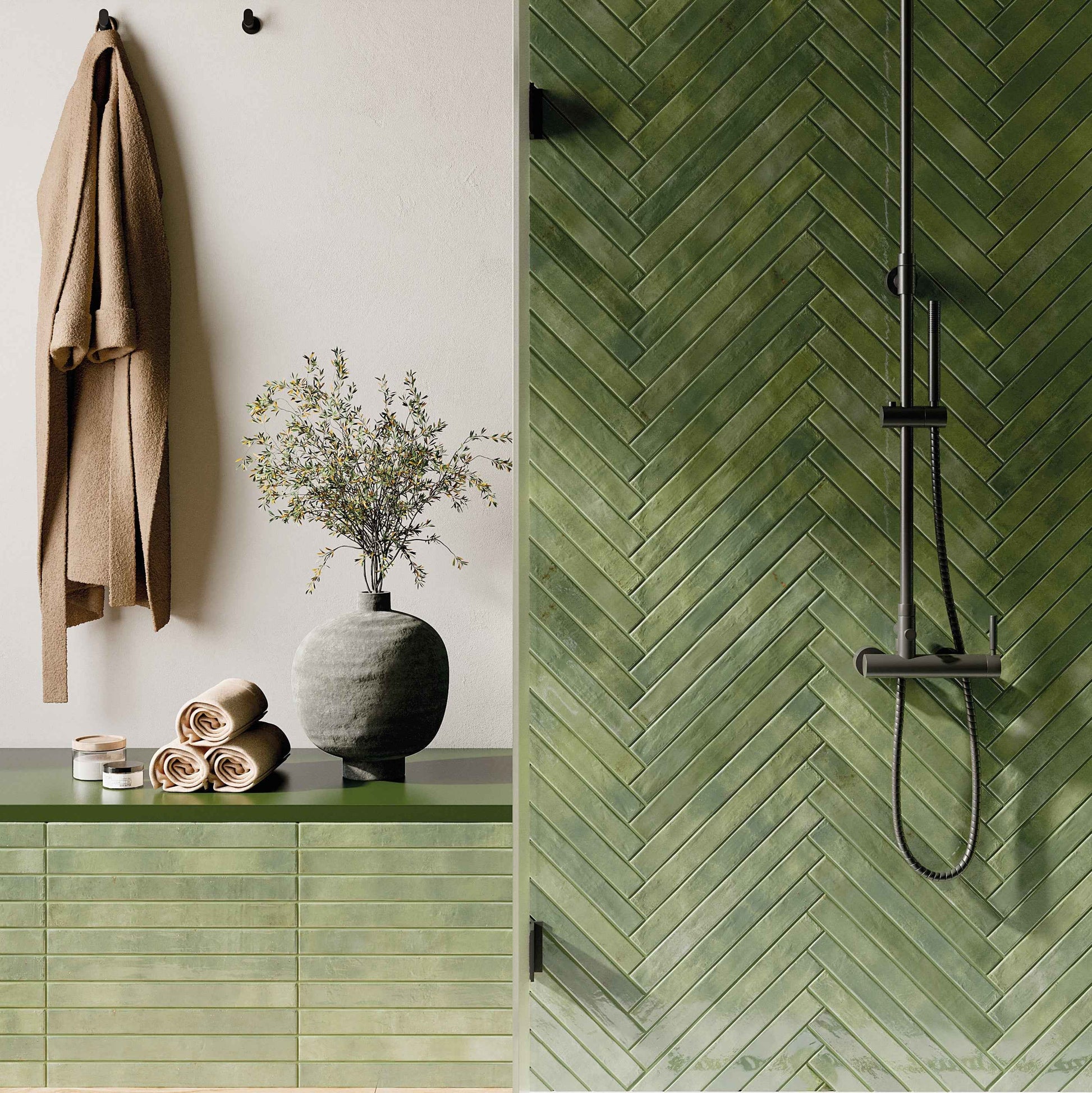 Color Wheel | 2"x 18" Porcelain Brick Look Wall Tile