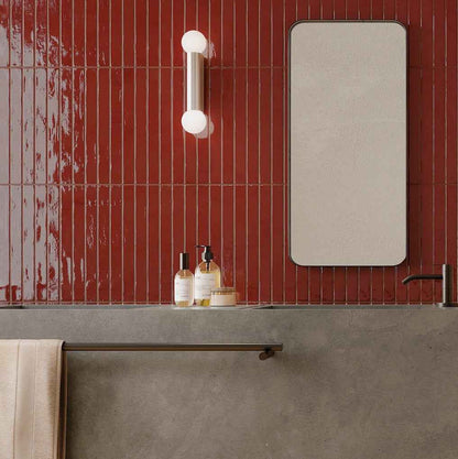 Color Wheel | 2"x 18" Porcelain Brick Look Wall Tile