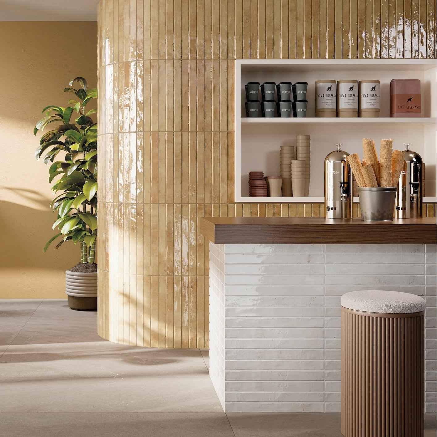 Color Wheel | 2"x 18" Porcelain Brick Look Wall Tile