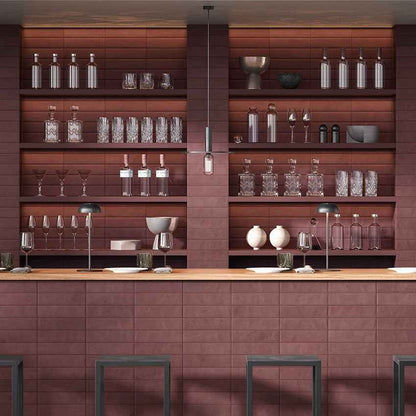 Cecilia | 2.5"x9.5" Porcelain Artisan Wall Tile