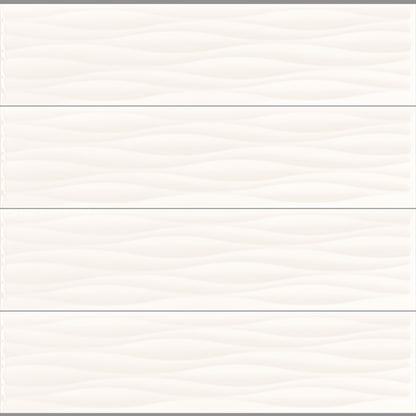 Kreative Studio | 4"x16" Porcelain Ripple Deco Wall Tile
