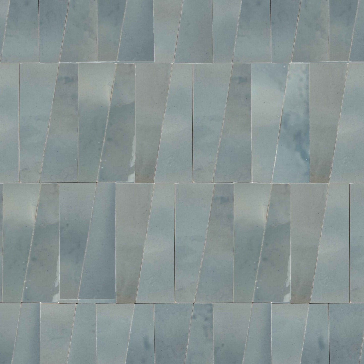 Atlas Zellige | 12"x12" Trapezoid Zellige Ceramic Mosaic Wall Tile