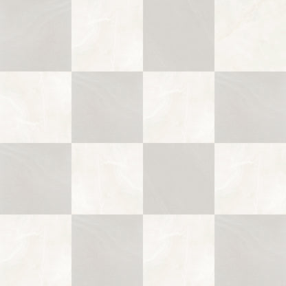 Precious Checkerboard | 24"x24" Marble Look Floor & Wall Tile
