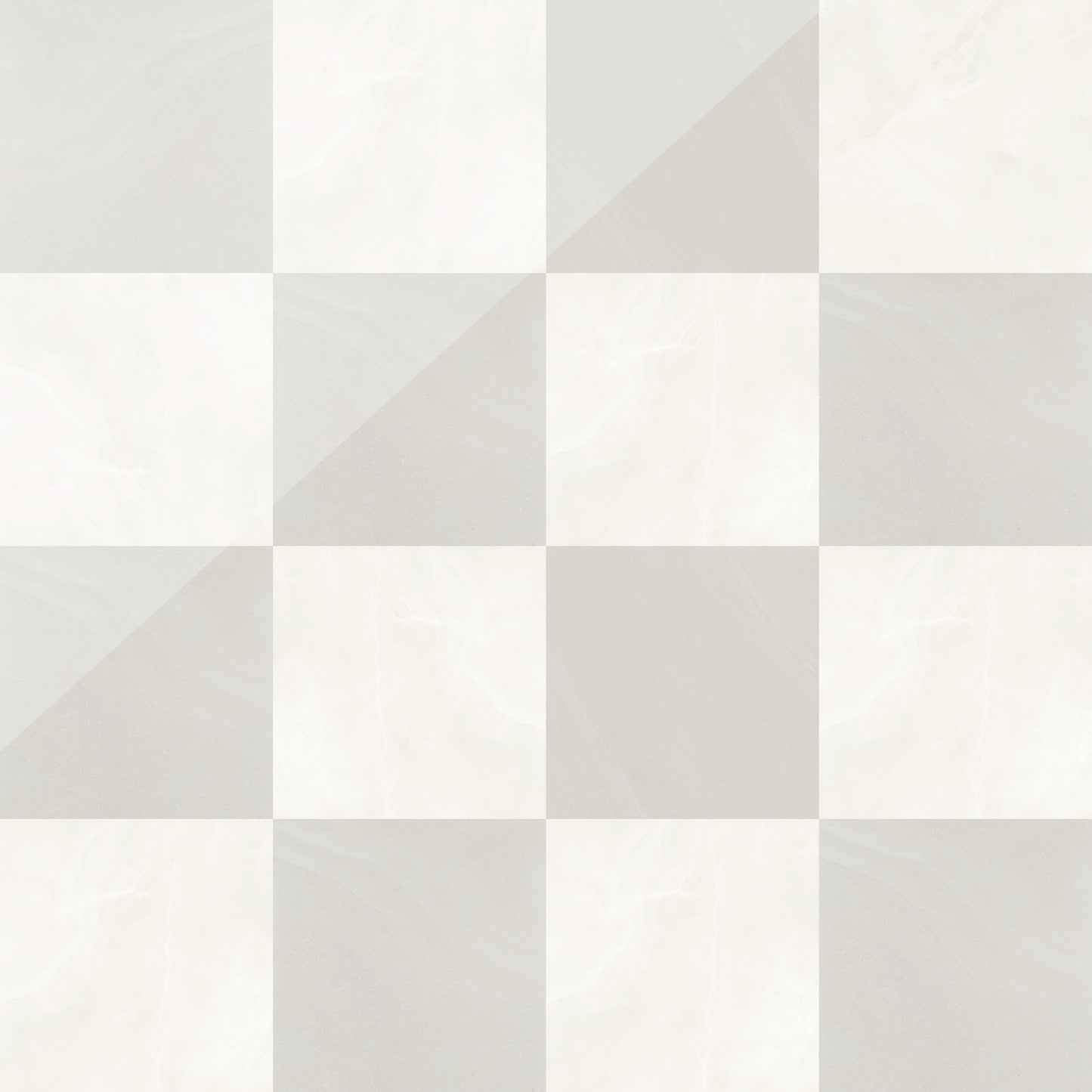 Precious Checkerboard | 24"x24" Marble Look Floor & Wall Tile