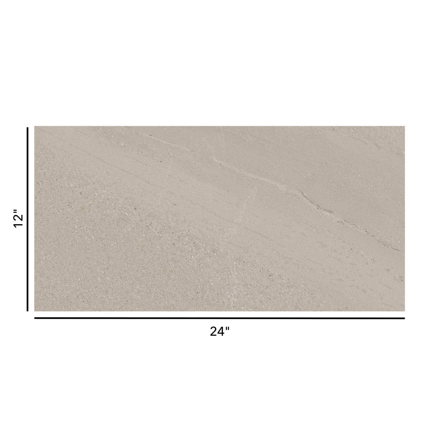 Bella | 12"x24" Porcelain Stone Look Floor & Wall Tile