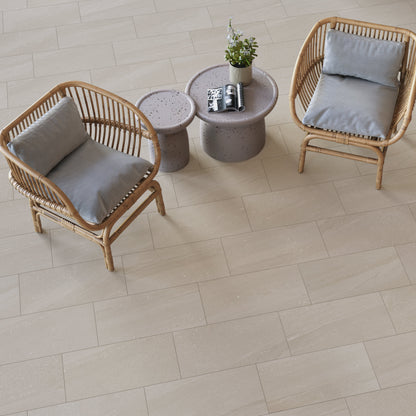 Bella | 12"x24" Porcelain Stone Look Floor & Wall Tile