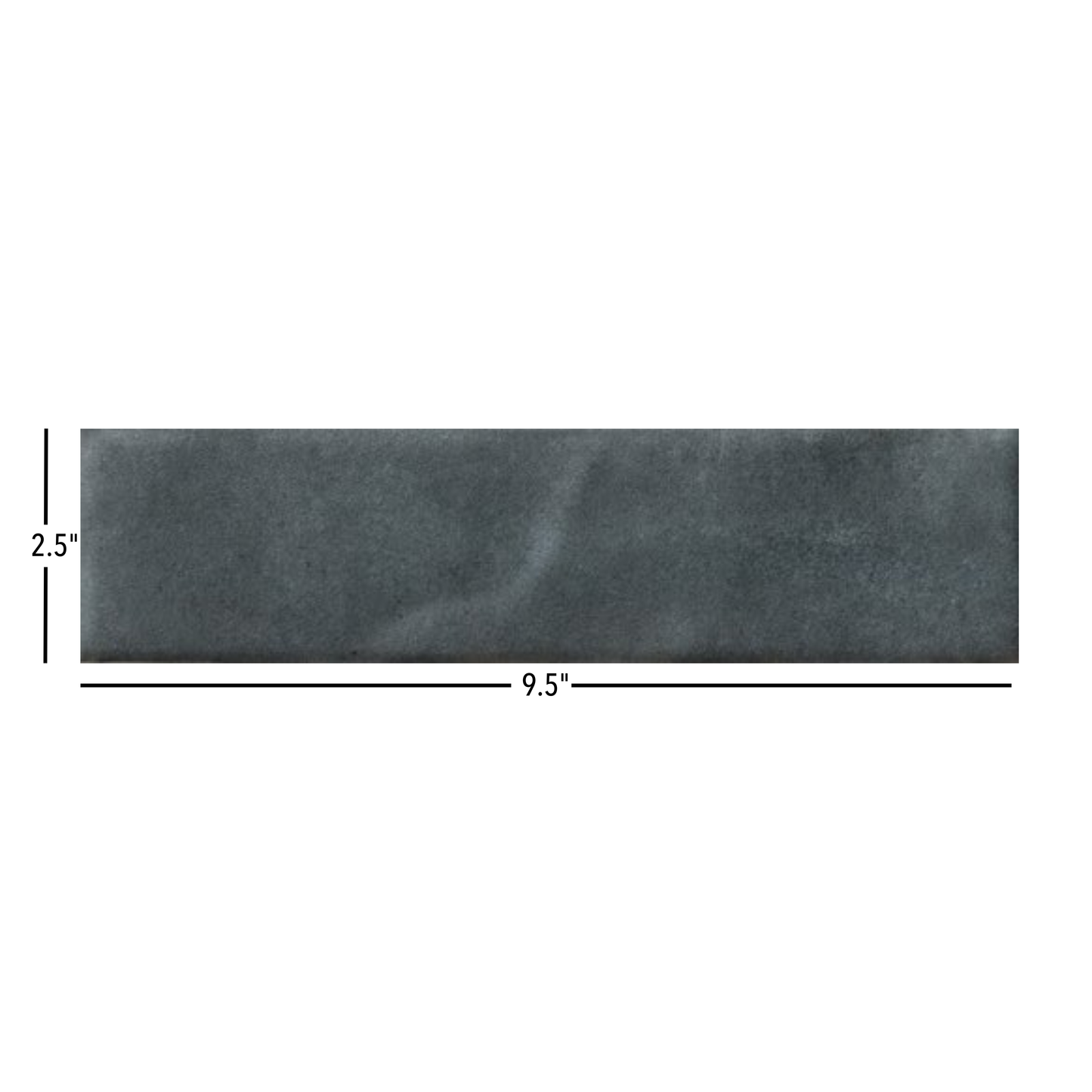 Cecilia | 2.5"x9.5" Porcelain Artisan Wall Tile