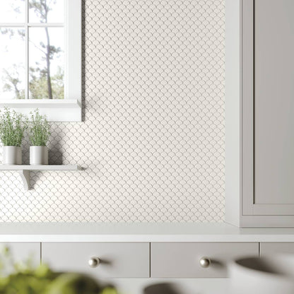 Dash | 11"x12" Brentwood Recycled Glass Mosaic Tile