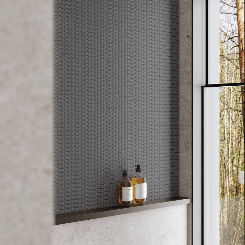 Dash | 12"x12" Broadway Recycled Glass Mosaic Tile
