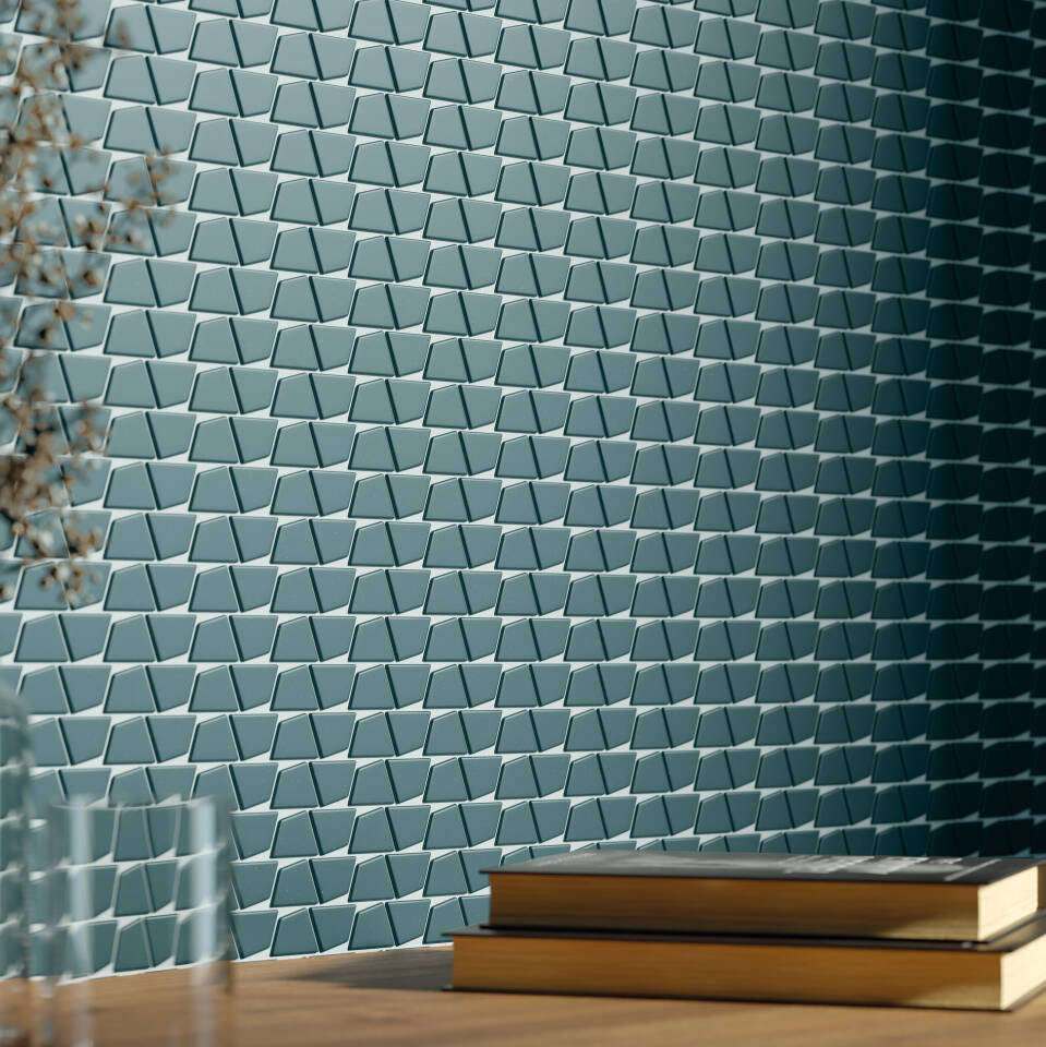 Dash | 12"x12" Broadway Recycled Glass Mosaic Tile