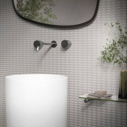 Dash | 12"x12" Broadway Recycled Glass Mosaic Tile