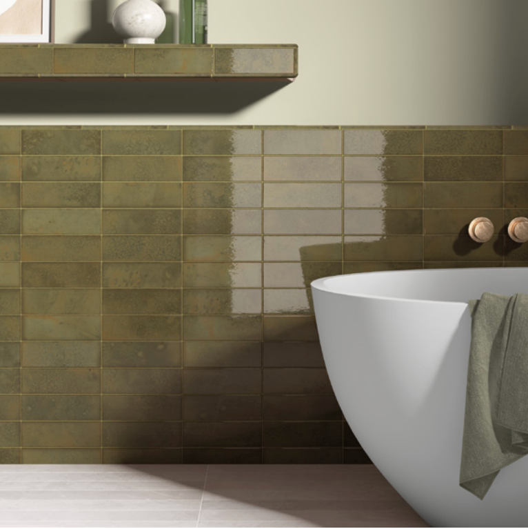 Bohemian Living | 2.5"x7.5" Decorative Porcelain Wall Tile