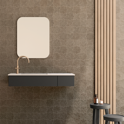 Elda Star+Cross | Porcelain Stone Look Floor & Wall Tile