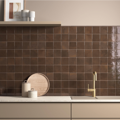 Bohemian Living | 4"x4" Decorative Porcelain Wall Tile
