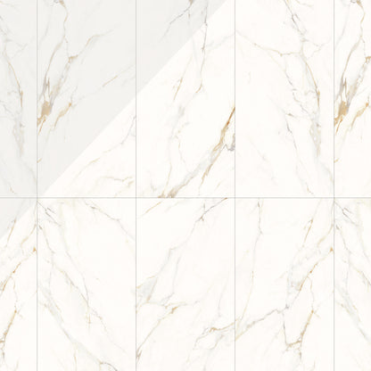 Dream | 24"x48" Calacatta Gold Porcelain Marble Look Floor & Wall Tile