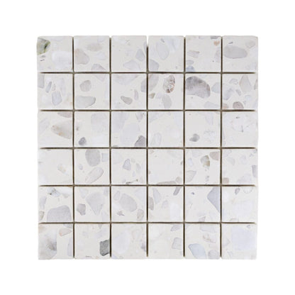 Terrazzo Living | 2"x2" Terrazzo Mosaic Floor & Wall Tile