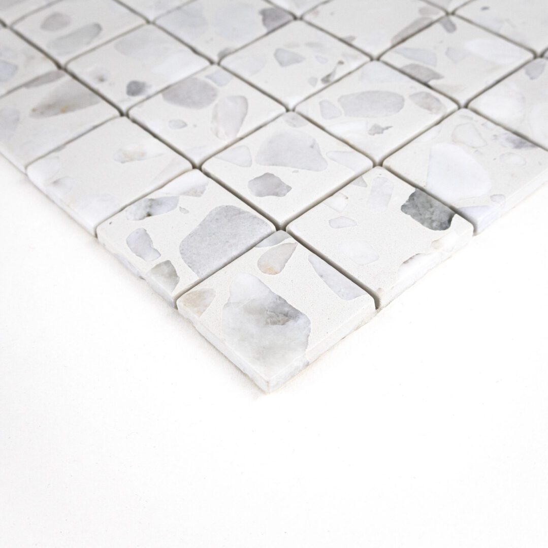 Terrazzo Living | 2"x2" Terrazzo Mosaic Floor & Wall Tile