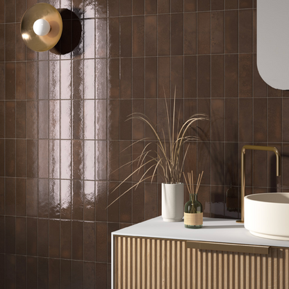 Bohemian Living | 2.5"x7.5" Decorative Porcelain Wall Tile