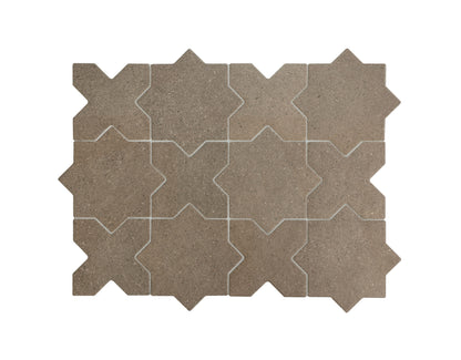 Elda Star+Cross | Porcelain Stone Look Floor & Wall Tile