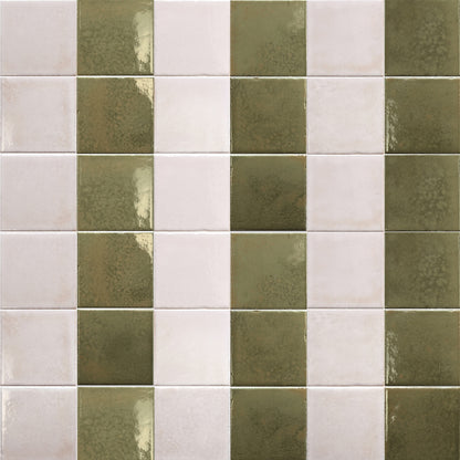Bohemian Living | 4"x4" Decorative Porcelain Wall Tile