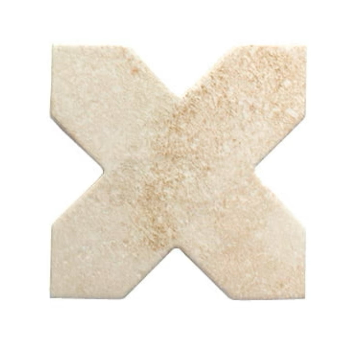 Petra Loop + Cross | 7"x8.5" Porcelain Stone Look Wall & Floor Tile