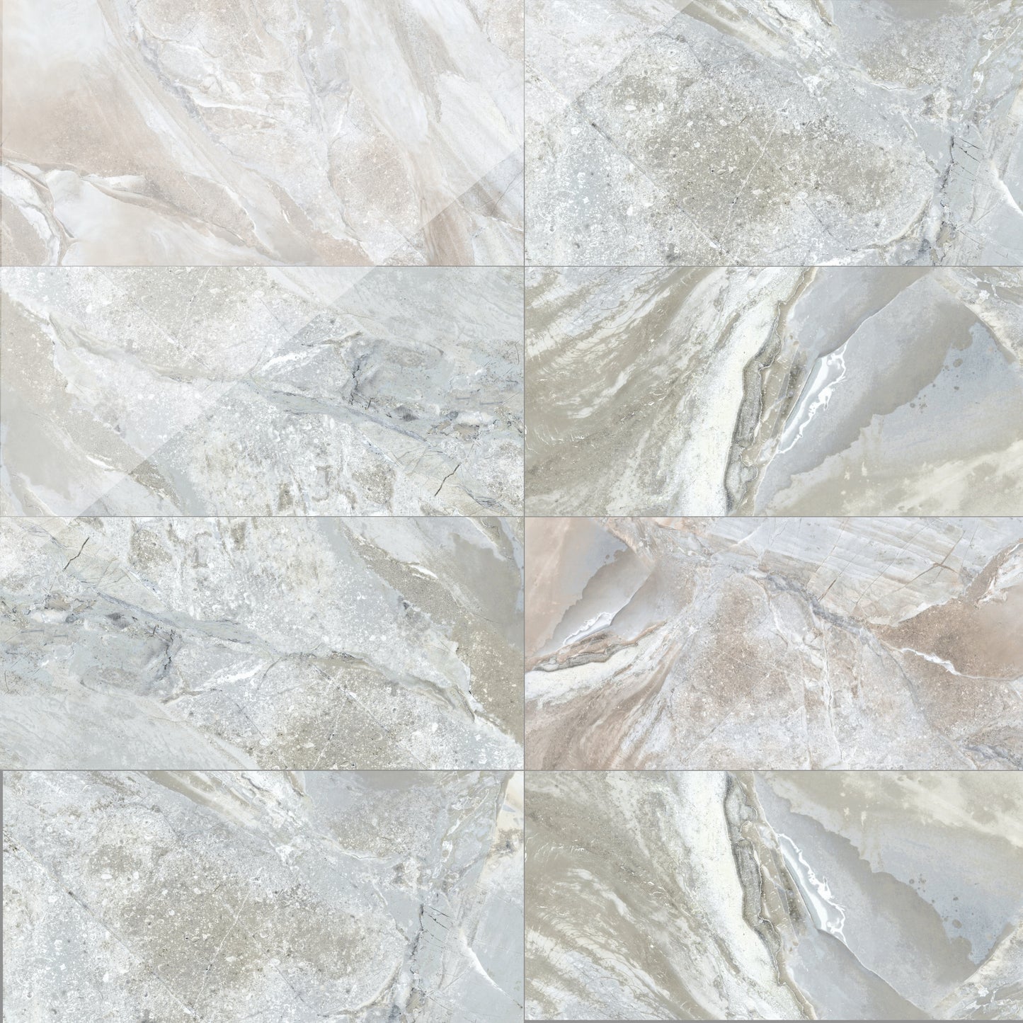 Fossilique | 12"x24" Porcelain Marble Look Floor & Wall Tile