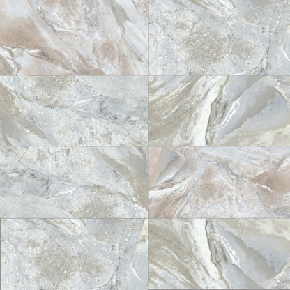 Fossilique | 12"x24" Porcelain Marble Look Floor & Wall Tile