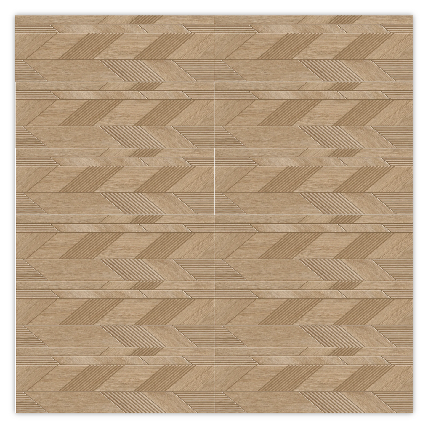 Dimensi | 12"x36" Ceramic Dark Oak Liner Deco Wall Tile