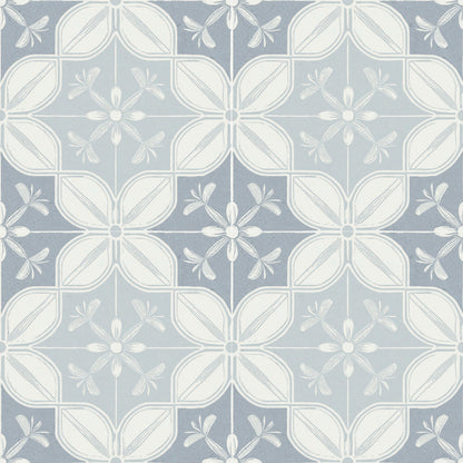 Flora Moda | 6"x6" Senda Porcelain Encaustic Look Floor & Wall Tile