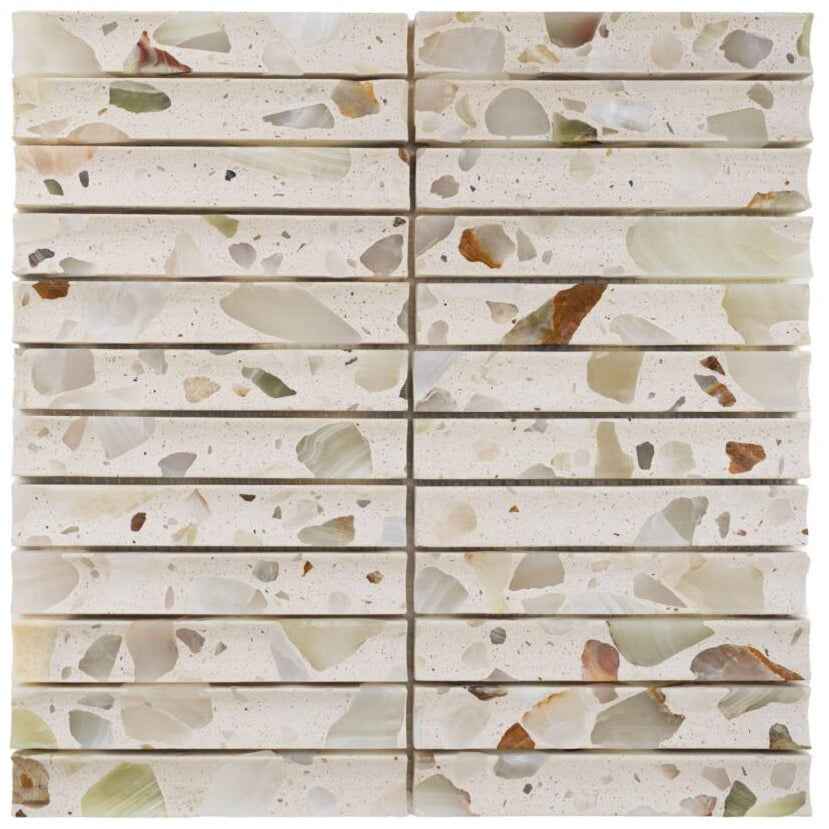 Terrazzo Living | 1"x6" Terrazzo Mosaic Tile