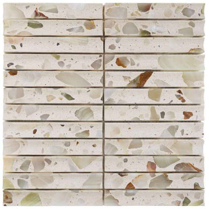 Terrazzo Living | 1"x6" Terrazzo Mosaic Tile