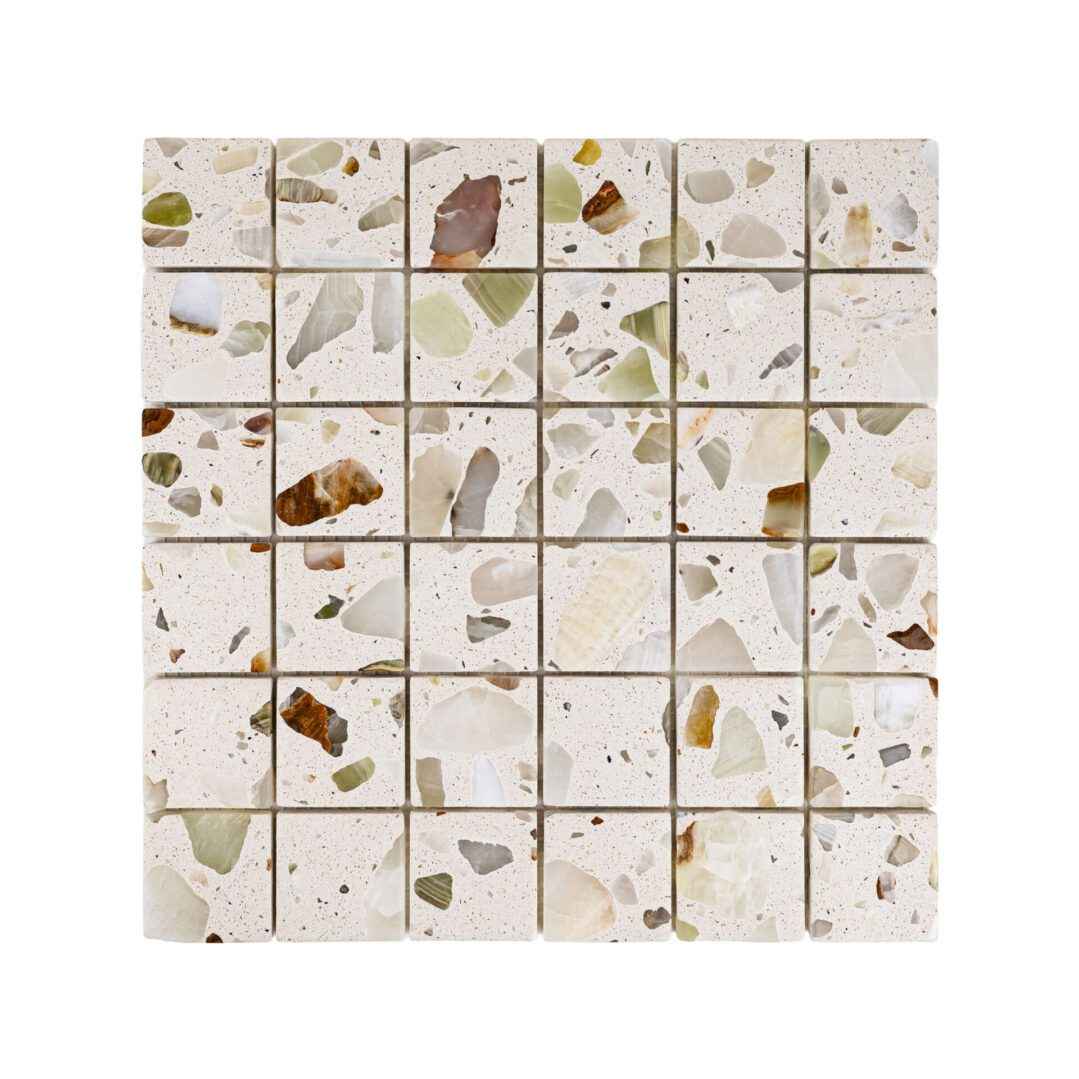 Terrazzo Play | 2"x2" Terrazzo Mosaic Floor & Wall Tile