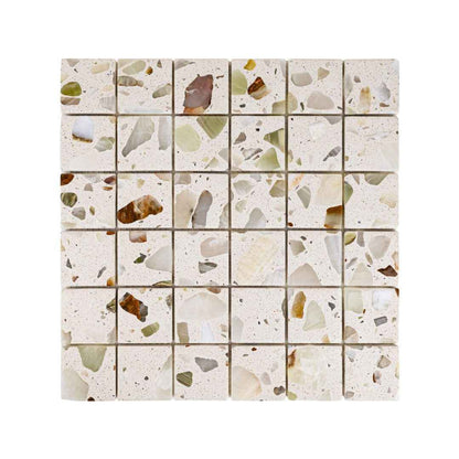 Terrazzo Play | 2"x2" Terrazzo Mosaic Floor & Wall Tile