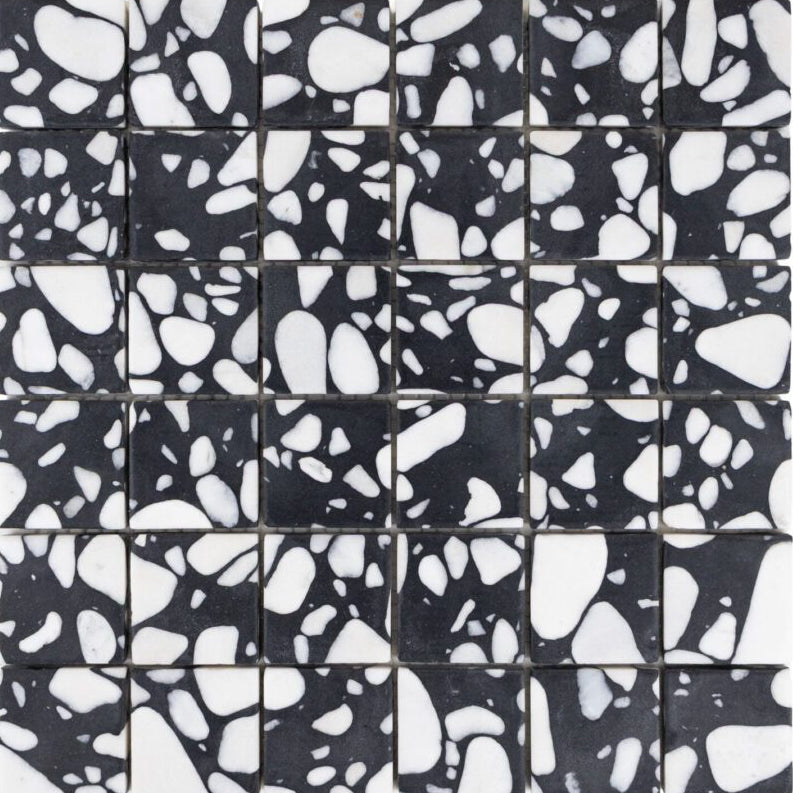 Terrazzo Living | 2"x2" Terrazzo Mosaic Floor & Wall Tile