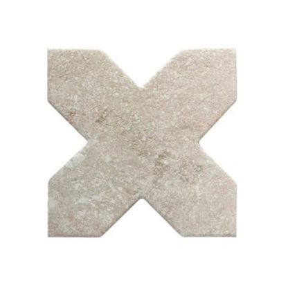 Petra Loop + Cross | 7"x8.5" Porcelain Stone Look Wall & Floor Tile