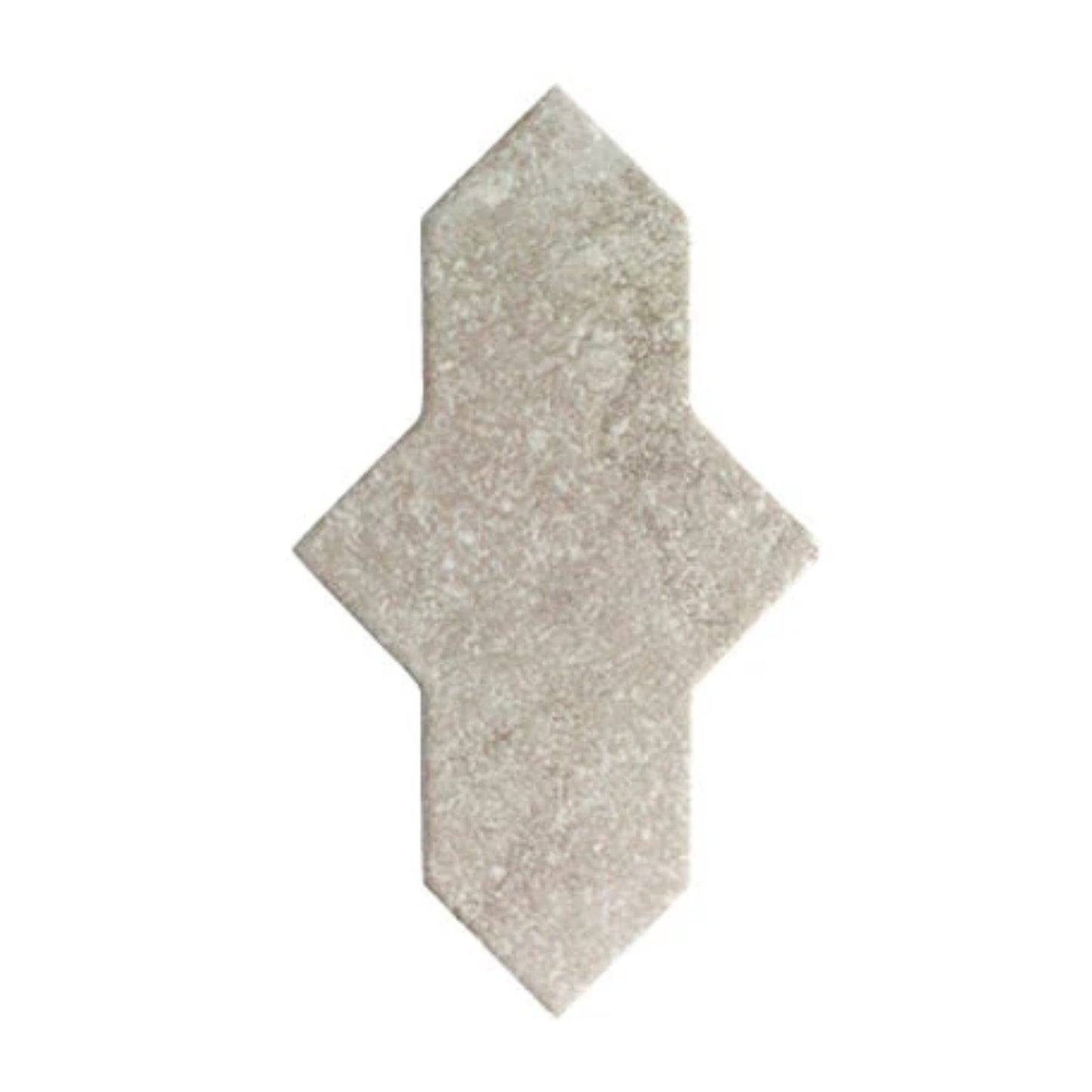 Petra Loop + Cross | 7"x8.5" Porcelain Stone Look Wall & Floor Tile